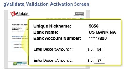 versacheck resend validation code